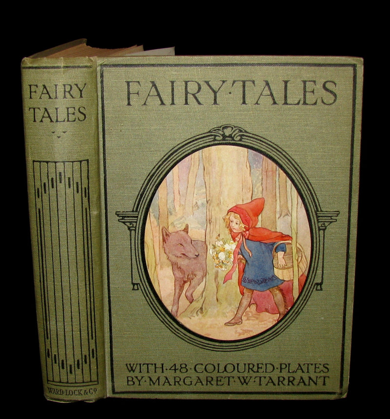 1922 Rare Book -  FAIRY TALES with 48 Coloured Plates By Margaret W. Tarrant.