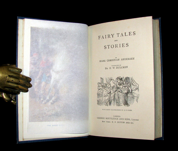 1905 Scarce Victorian Edition - Hans Christian Andersen - FAIRY TALES and Stories.