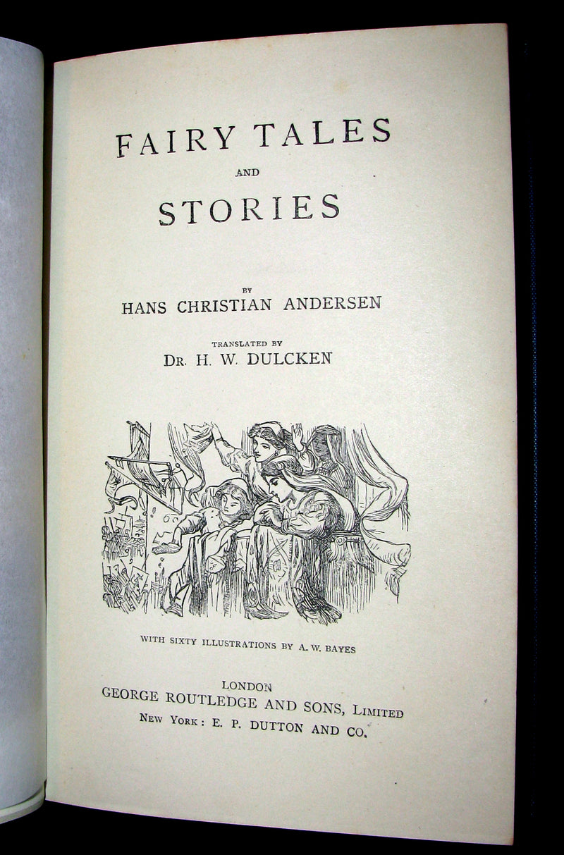 1905 Scarce Victorian Edition - Hans Christian Andersen - FAIRY TALES and Stories.