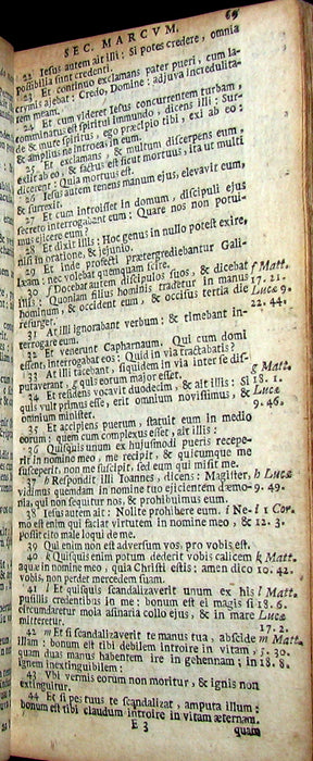 1677 Rare Latin Bible - Novum Testamentum Domini nostri Jesu Christi - New Testament.