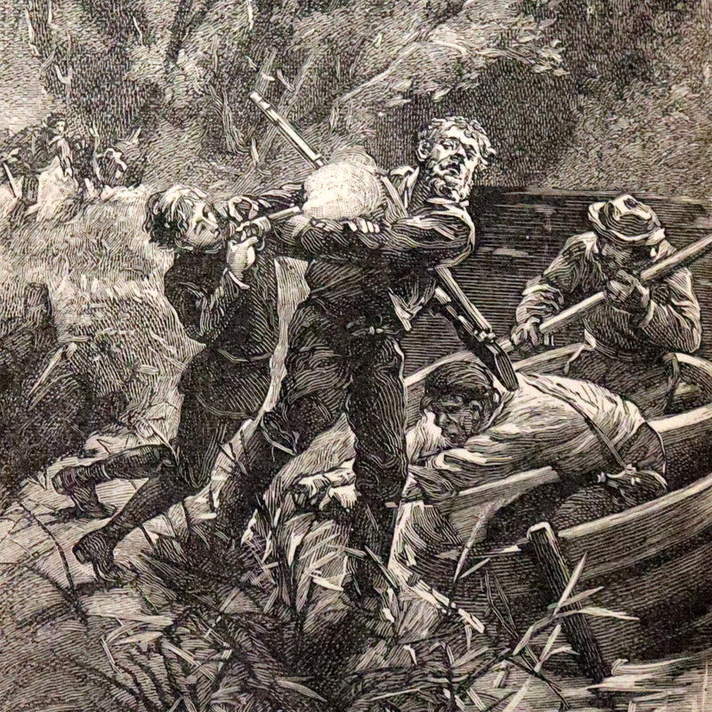 1893 Scarce Edition - Jules Verne - ADRIFT IN THE PACIFIC Illustrated.