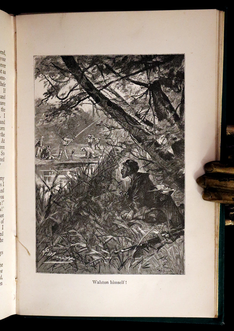 1893 Scarce Edition - Jules Verne - ADRIFT IN THE PACIFIC Illustrated.