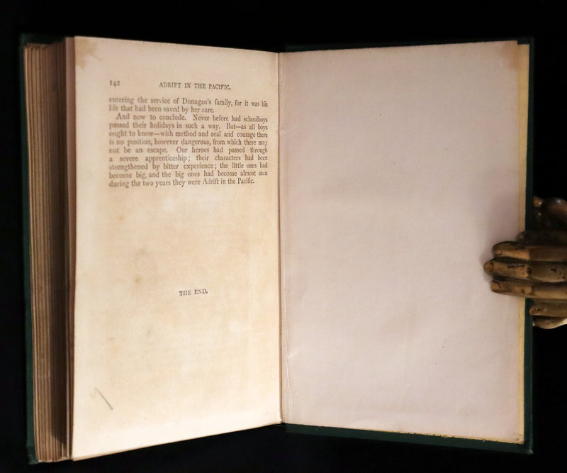 1893 Scarce Edition - Jules Verne - ADRIFT IN THE PACIFIC Illustrated.