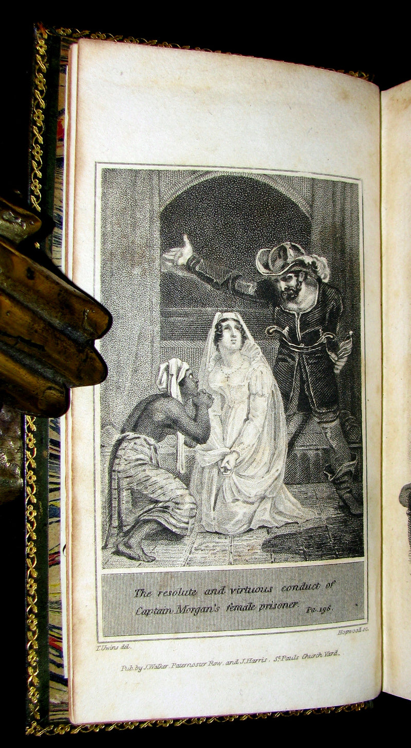 1810 Scarce Book - HISTORY OF THE BUCANIERS (BUCCANIERS) OF AMERICA - PIRATES by Exquemelin.