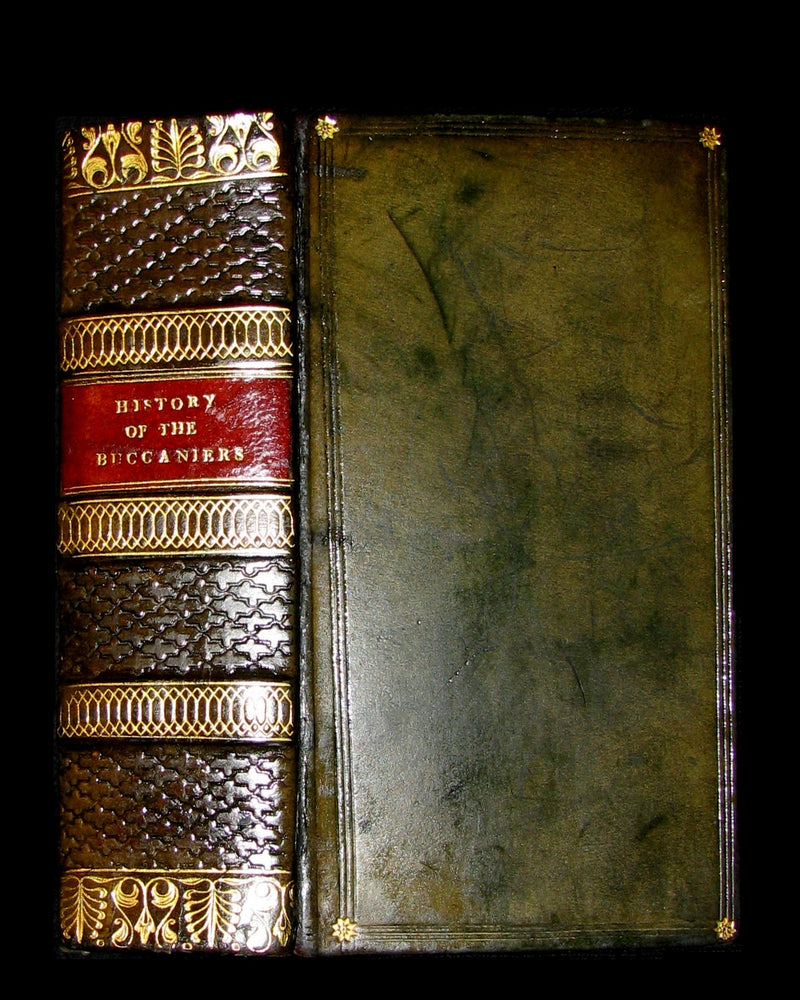 1810 Scarce Book - HISTORY OF THE BUCANIERS (BUCCANIERS) OF AMERICA - PIRATES by Exquemelin.
