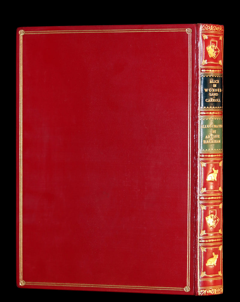 1950 Rare Bayntun Binding - Alice's Adventures in Wonderland illustrated by Arthur Rackham.