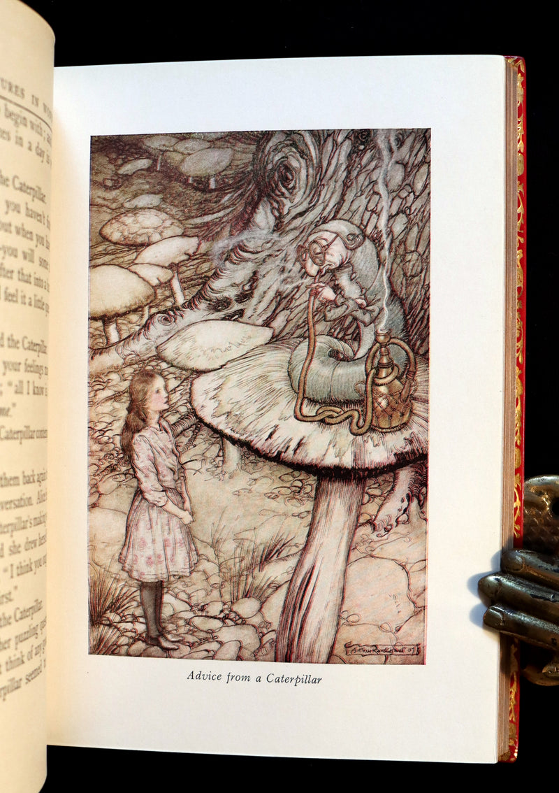 1950 Rare Bayntun Binding - Alice's Adventures in Wonderland illustrated by Arthur Rackham.