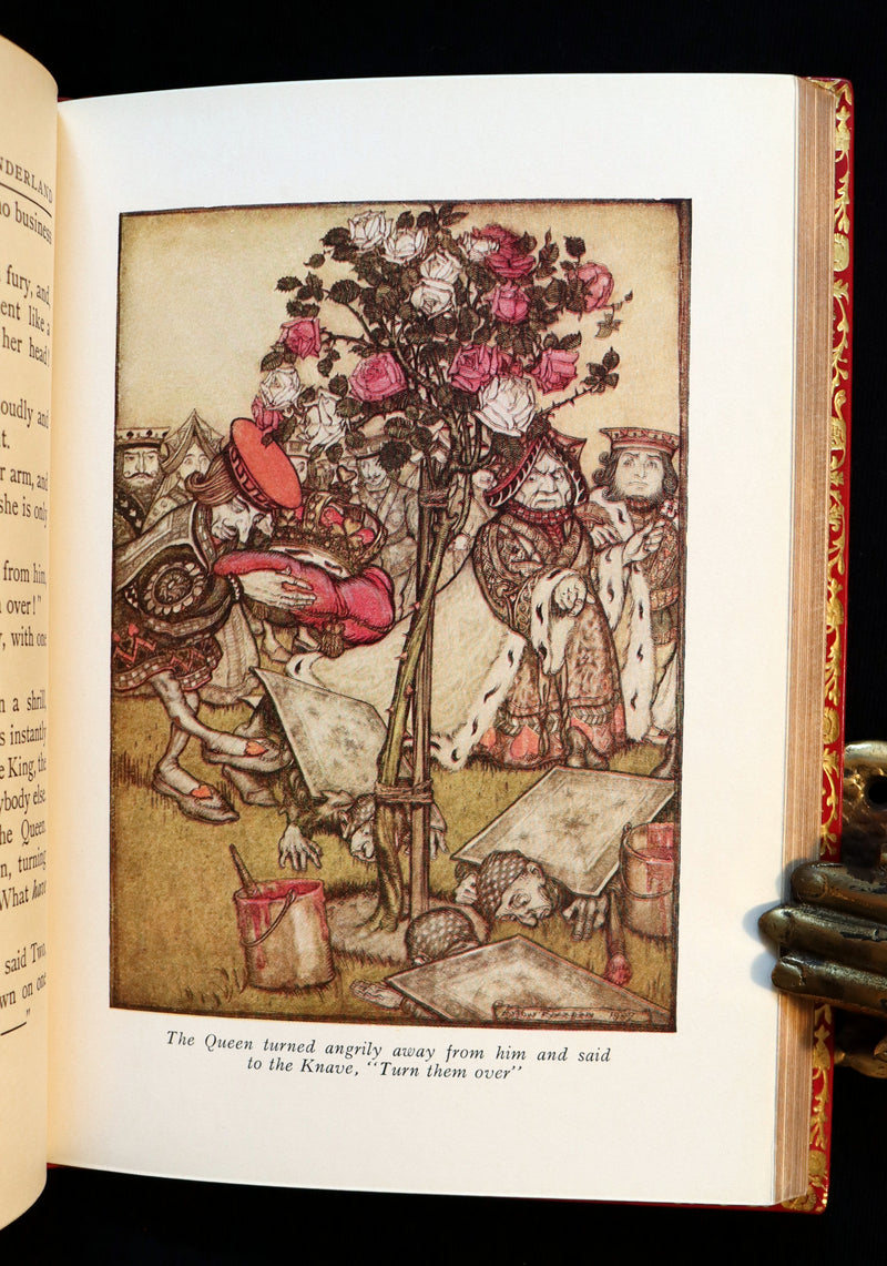 1950 Rare Bayntun Binding - Alice's Adventures in Wonderland illustrated by Arthur Rackham.
