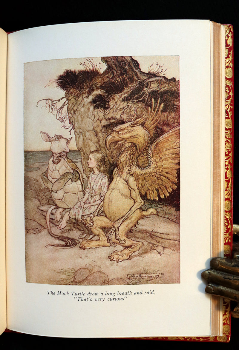 1950 Rare Bayntun Binding - Alice's Adventures in Wonderland illustrated by Arthur Rackham.