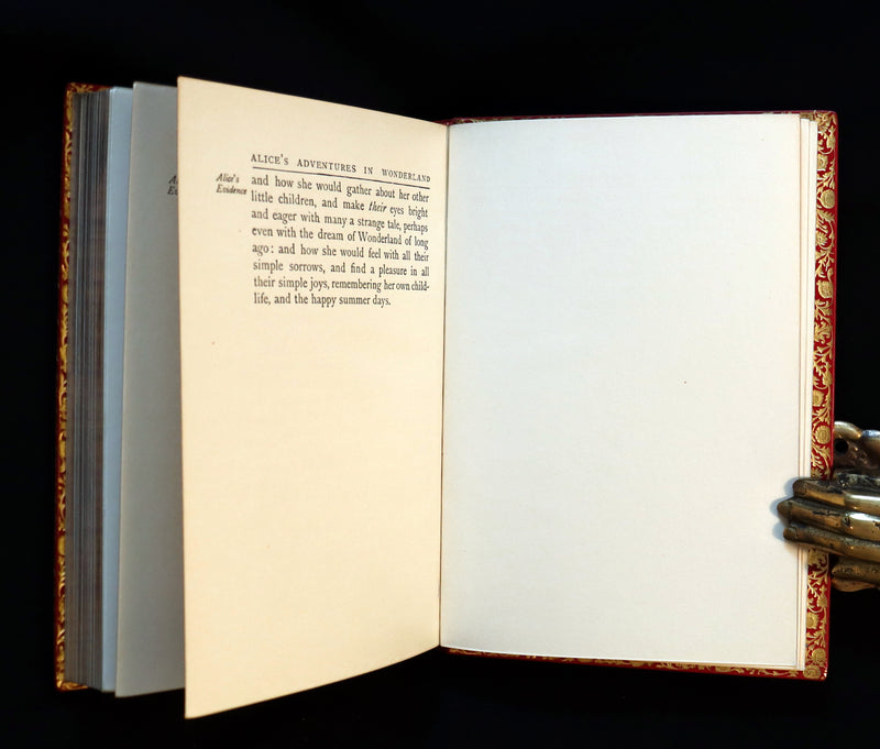 1950 Rare Bayntun Binding - Alice's Adventures in Wonderland illustrated by Arthur Rackham.