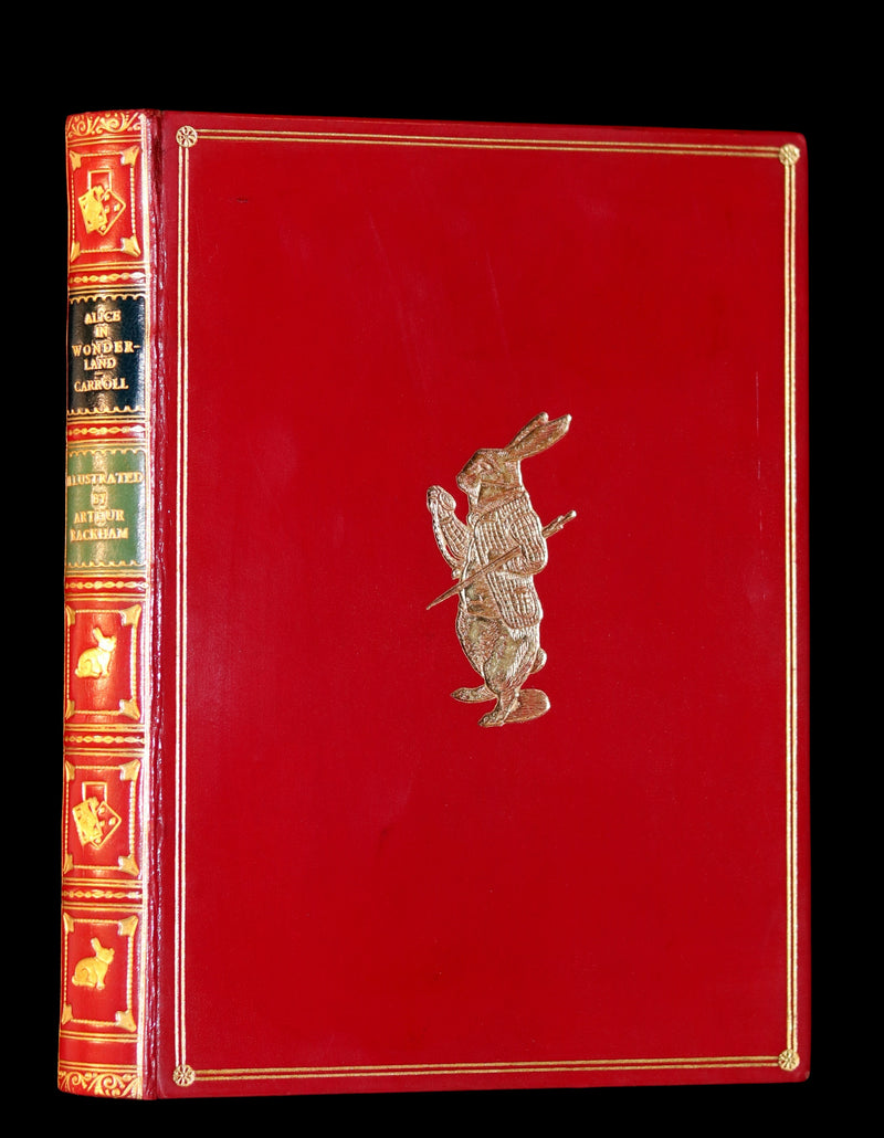 1950 Rare Bayntun Binding - Alice's Adventures in Wonderland illustrated by Arthur Rackham.