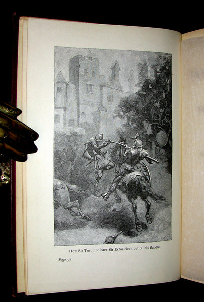 1895 Rare Book - The Boy's KING ARTHUR and of His Noble Knights of the Round Table illustrated.