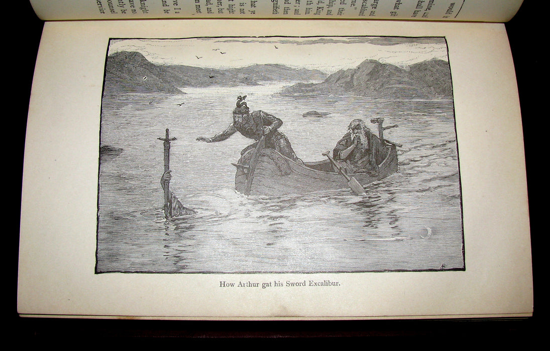 1895 Rare Book - The Boy's KING ARTHUR and of His Noble Knights of the Round Table illustrated.