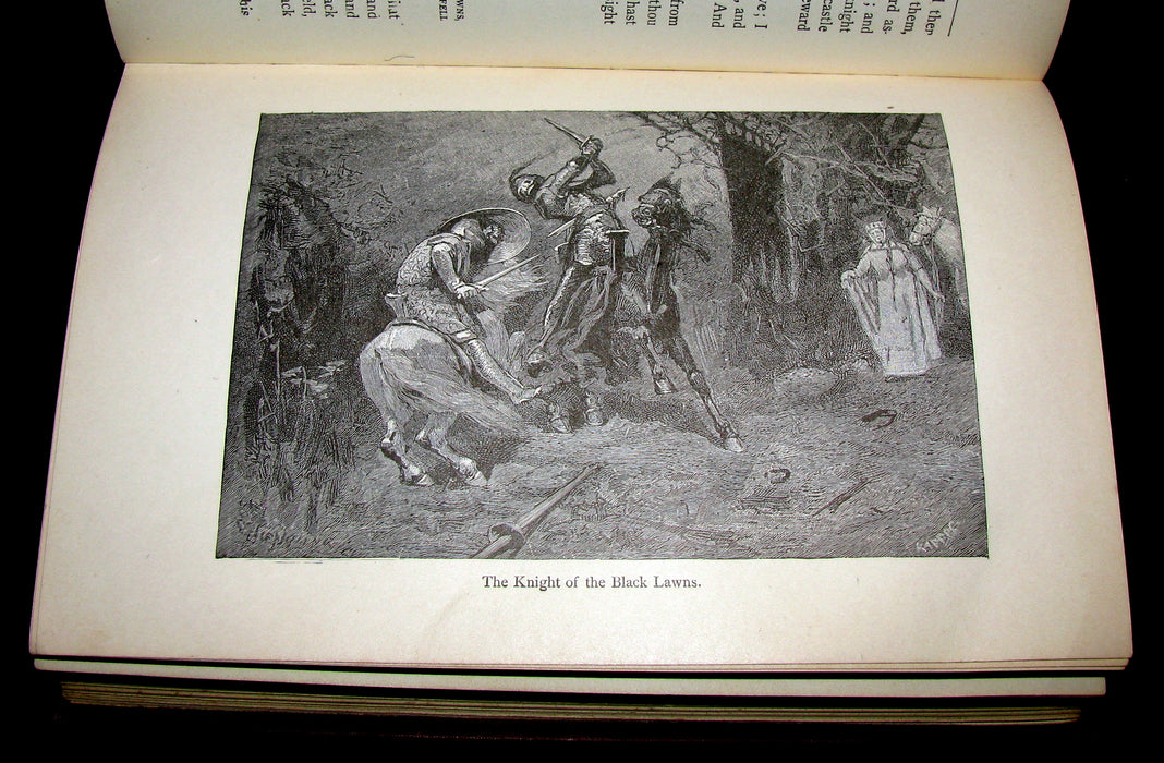 1895 Rare Book - The Boy's KING ARTHUR and of His Noble Knights of the Round Table illustrated.