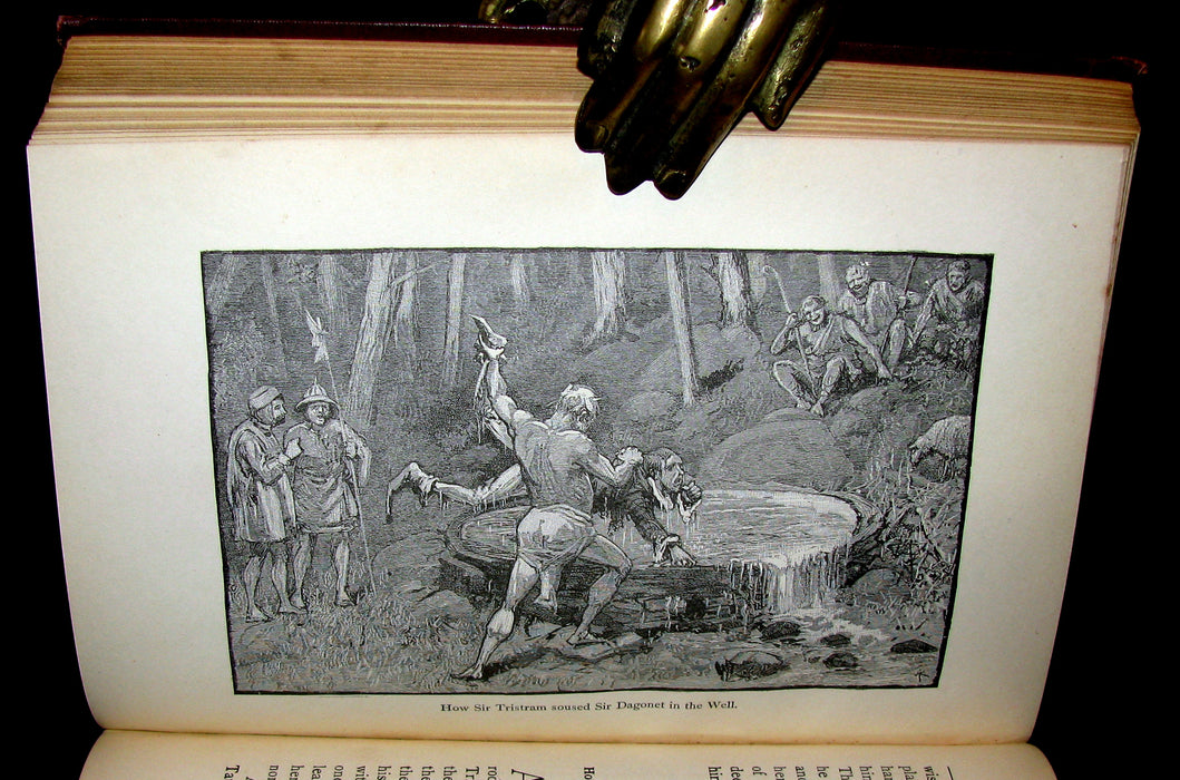 1895 Rare Book - The Boy's KING ARTHUR and of His Noble Knights of the Round Table illustrated.