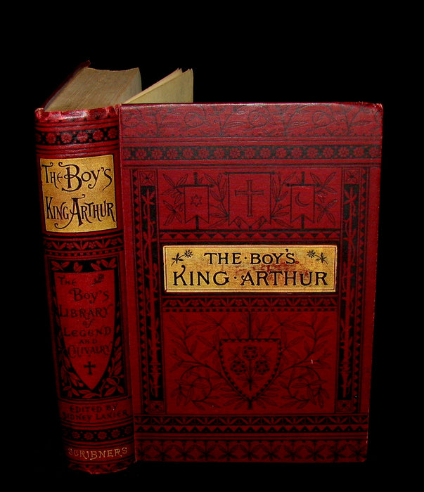 1895 Rare Book - The Boy's KING ARTHUR and of His Noble Knights of the Round Table illustrated.