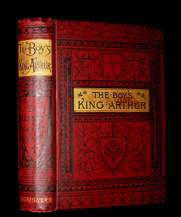 1895 Rare Book - The Boy's KING ARTHUR and of His Noble Knights of the Round Table illustrated.