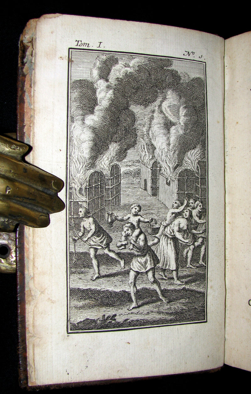 1780 Scarce French Book - The Adventures of Mr. Robert Chevalier De Beauchêne Captain of Flibustiers - Pirates in New France (Canada).