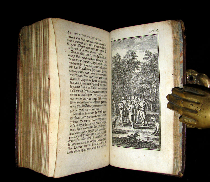 1780 Scarce French Book - The Adventures of Mr. Robert Chevalier De Beauchêne Captain of Flibustiers - Pirates in New France (Canada).