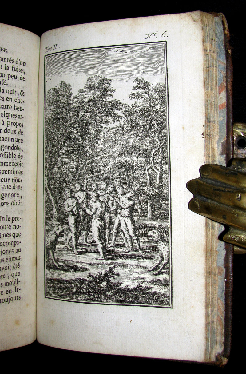 1780 Scarce French Book - The Adventures of Mr. Robert Chevalier De Beauchêne Captain of Flibustiers - Pirates in New France (Canada).