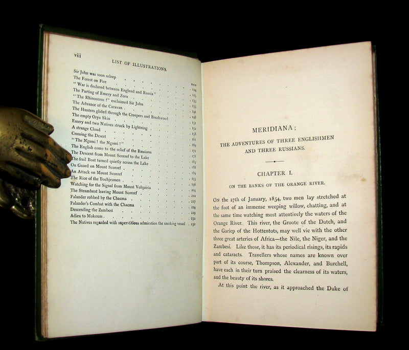 1896 Jules Verne - Meridiana - Adventures of Three Englishmen and Three Russians in South Africa.