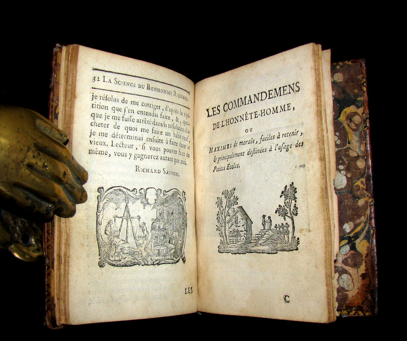 1778 Scarce French Book - Benjamin Franklin - The Way to Wealth - La Science Du Bonhomme Richard.