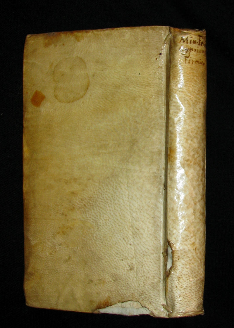 1645 Rare Latin Book - OCTAVIUS by Marcus Minucius Felix  & De Idolorum Vanitate by Cyprian.