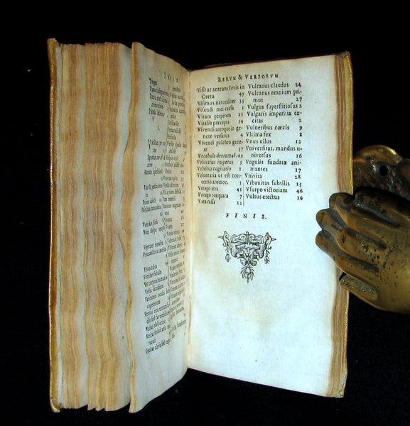 1645 Rare Latin Book - OCTAVIUS by Marcus Minucius Felix  & De Idolorum Vanitate by Cyprian.