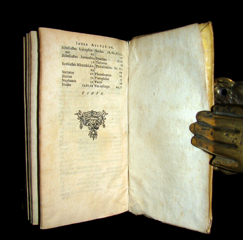 1645 Rare Latin Book - OCTAVIUS by Marcus Minucius Felix  & De Idolorum Vanitate by Cyprian.
