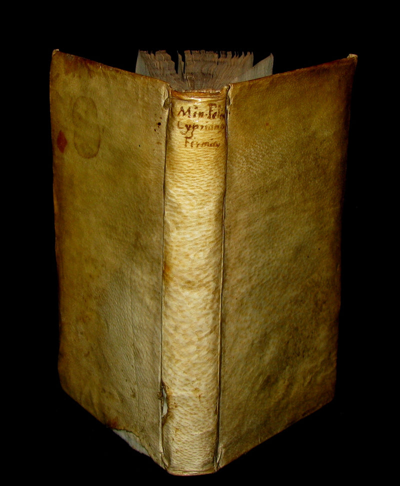 1645 Rare Latin Book - OCTAVIUS by Marcus Minucius Felix  & De Idolorum Vanitate by Cyprian.