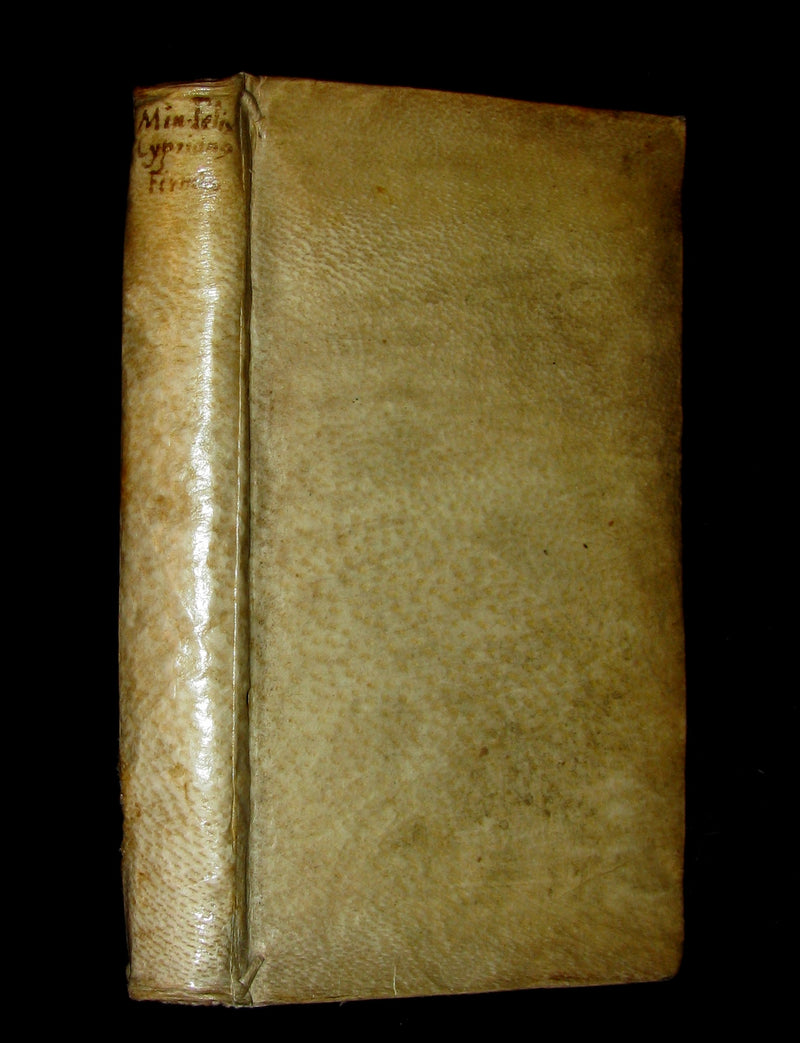 1645 Rare Latin Book - OCTAVIUS by Marcus Minucius Felix  & De Idolorum Vanitate by Cyprian.