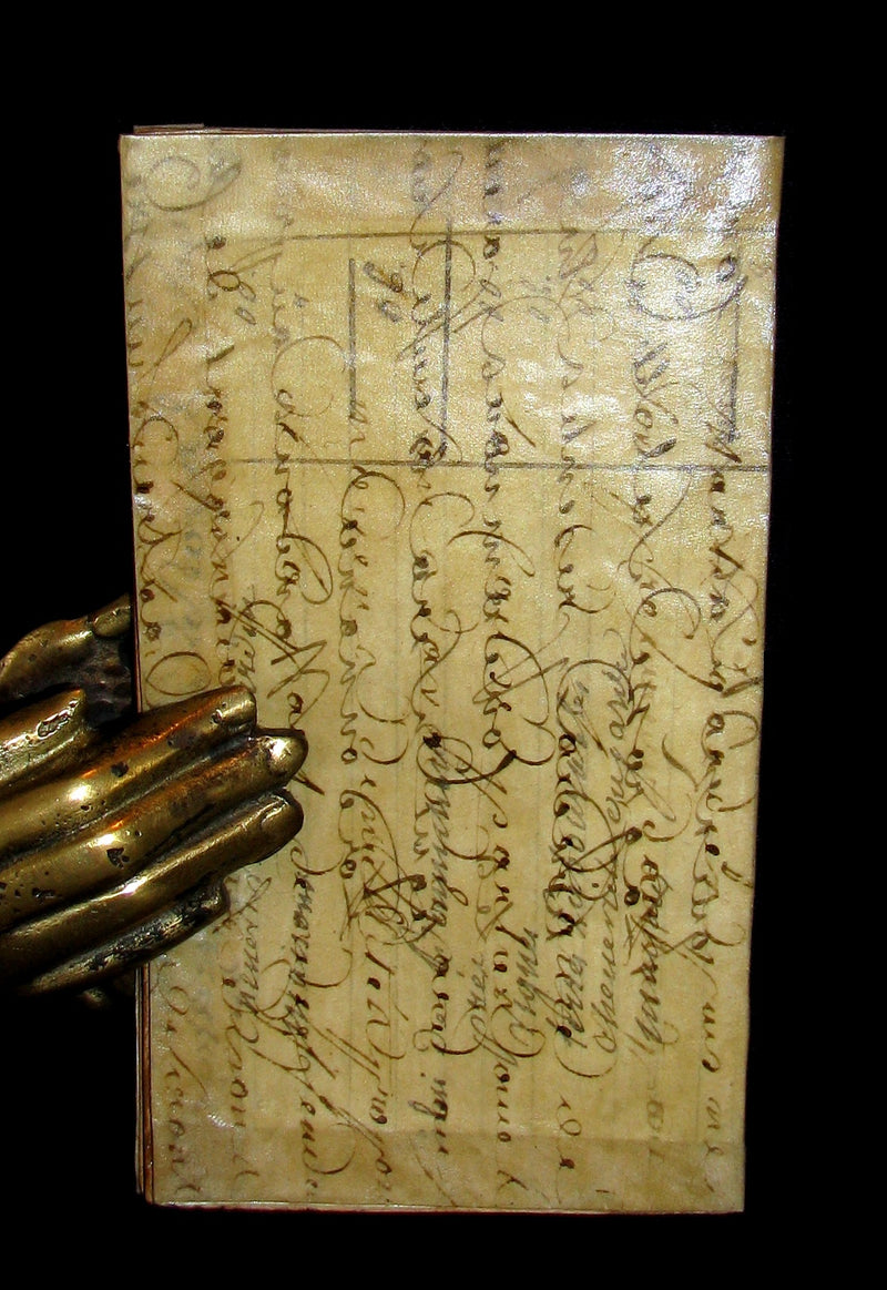 1697 Rare Italian Vellum Book - Il Marito Confuso - Georges Dandin or the Confounded Husband by MOLIERE.