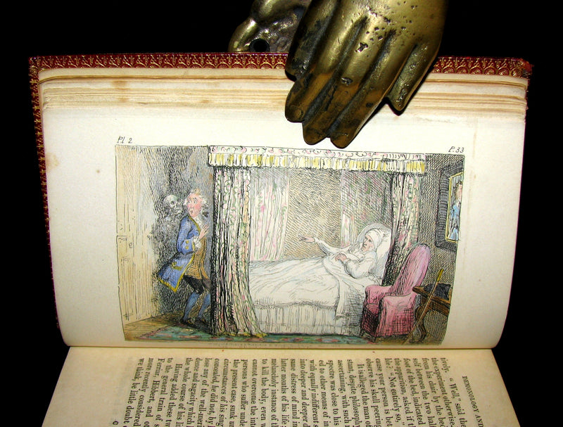 1830 1stED Color Illustrated - binding by Riviere - Letters on Demonology & Witchcraft by Walter Scott.