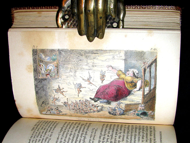 1830 1stED Color Illustrated - binding by Riviere - Letters on Demonology & Witchcraft by Walter Scott.