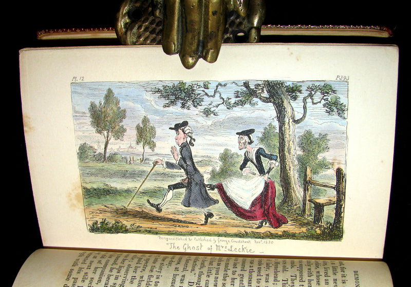 1830 1stED Color Illustrated - binding by Riviere - Letters on Demonology & Witchcraft by Walter Scott.