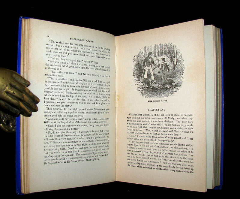 1890's Rare Victorian Book -  MASTERMAN READY by Captain Frederick Marryat.