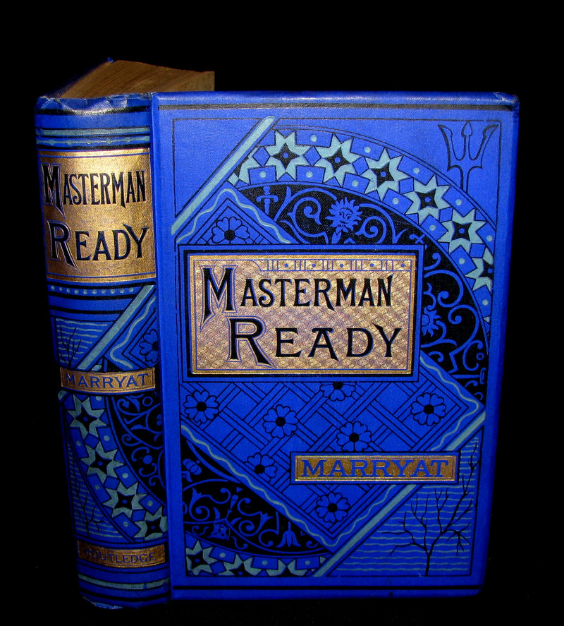 1890's Rare Victorian Book -  MASTERMAN READY by Captain Frederick Marryat.
