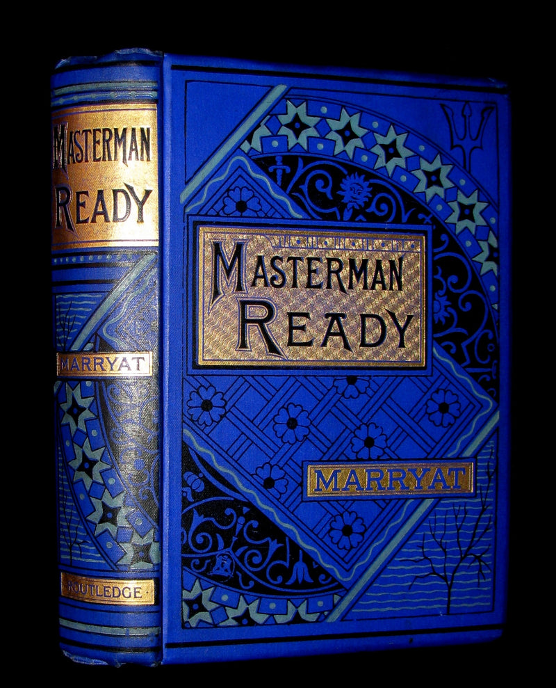 1890's Rare Victorian Book -  MASTERMAN READY by Captain Frederick Marryat.