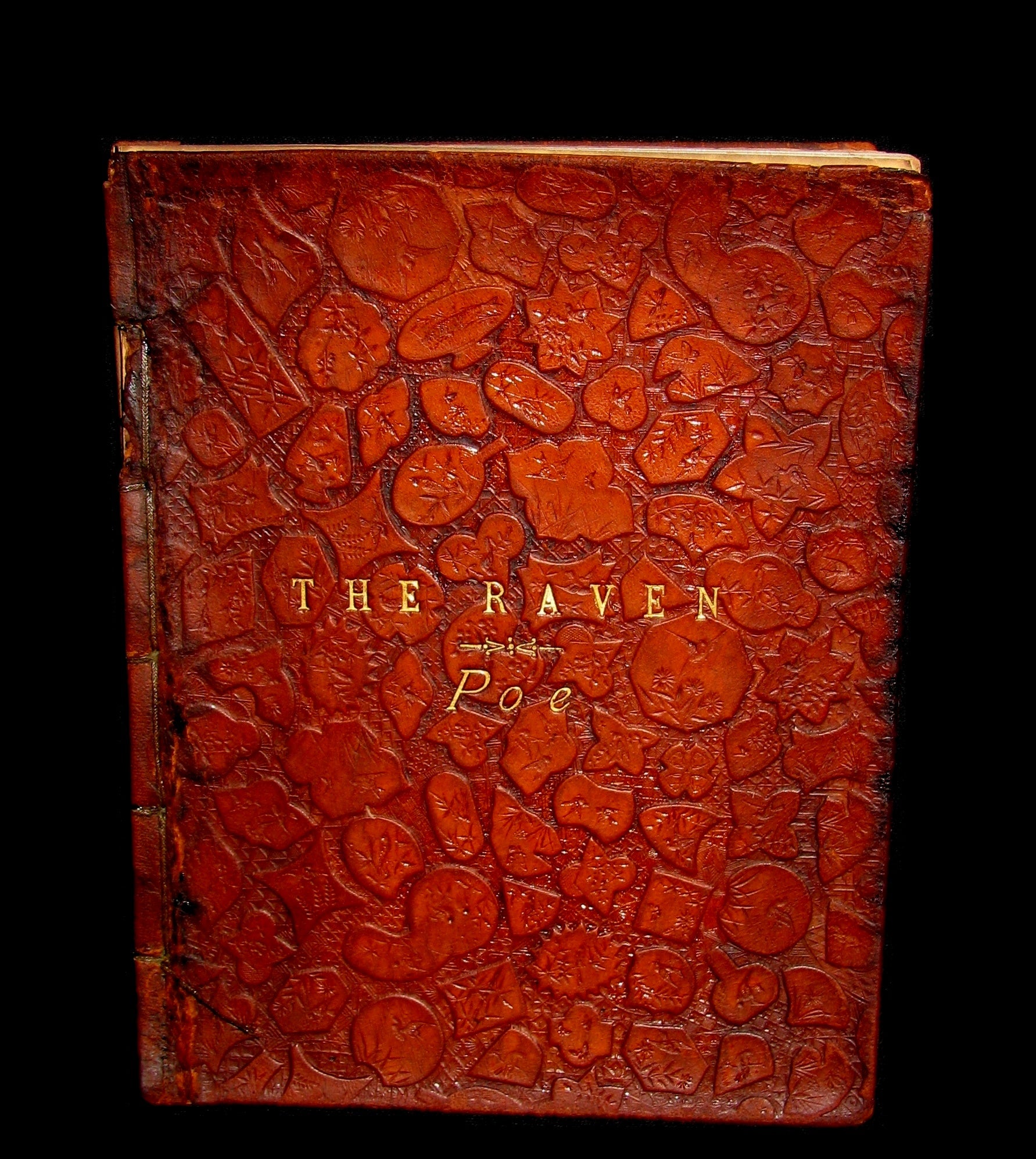 1887 Scarce Victorian Book - The RAVEN by Edgar Allan POE (Illustrated by W. L. Taylor)