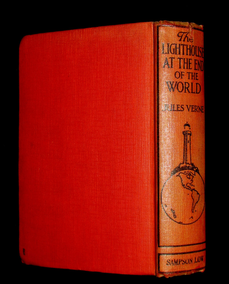 1923 Scarce Early Edition Jules Verne - The Lighthouse at the End of the World