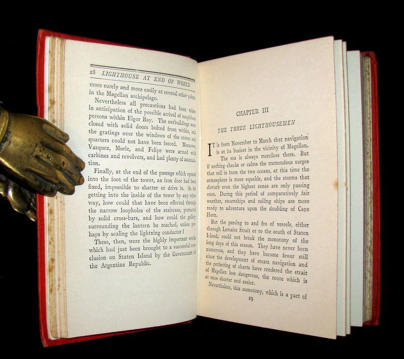 1923 Scarce Early Edition Jules Verne - The Lighthouse at the End of the World