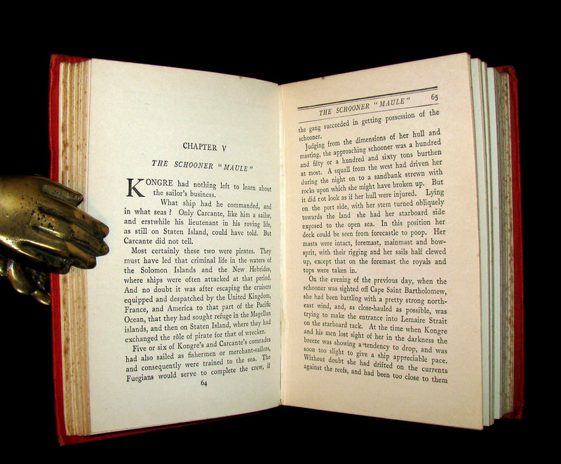 1923 Scarce Early Edition Jules Verne - The Lighthouse at the End of the World