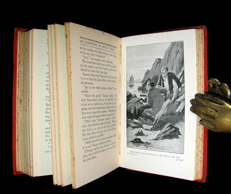 1923 Scarce Early Edition Jules Verne - The Lighthouse at the End of the World