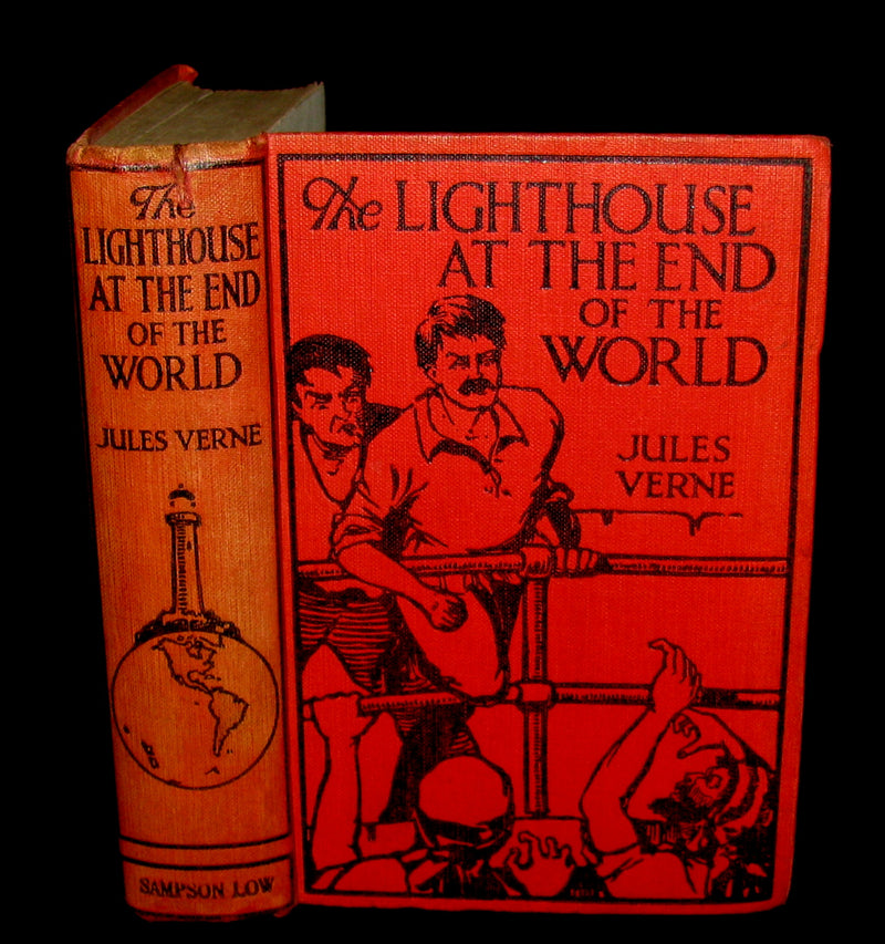 1923 Scarce Early Edition Jules Verne - The Lighthouse at the End of the World