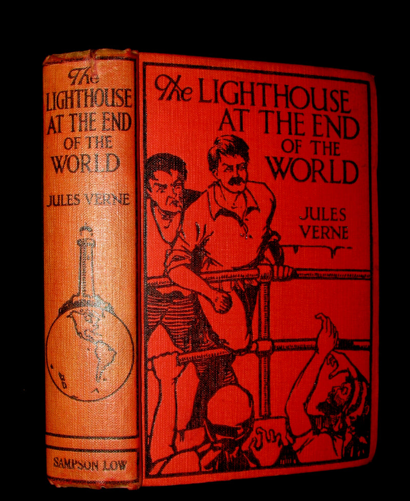 1923 Scarce Early Edition Jules Verne - The Lighthouse at the End of the World