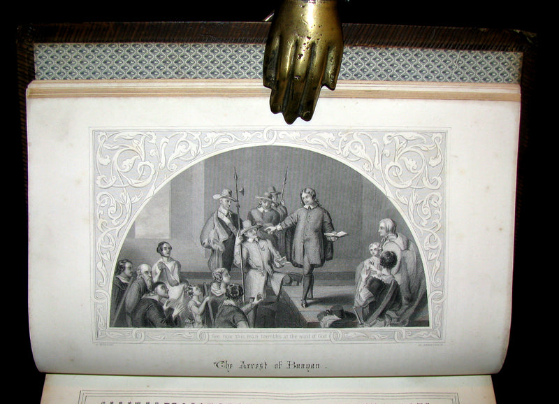 1850 Illustrated Book - The Pilgrim's Progress, The Holy War, & Other Selected Works of John Bunyan.