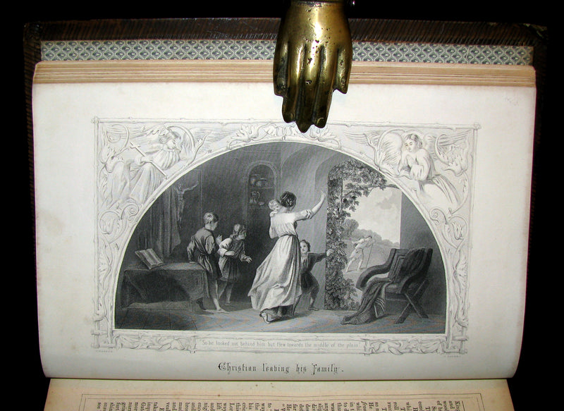 1850 Illustrated Book - The Pilgrim's Progress, The Holy War, & Other Selected Works of John Bunyan.