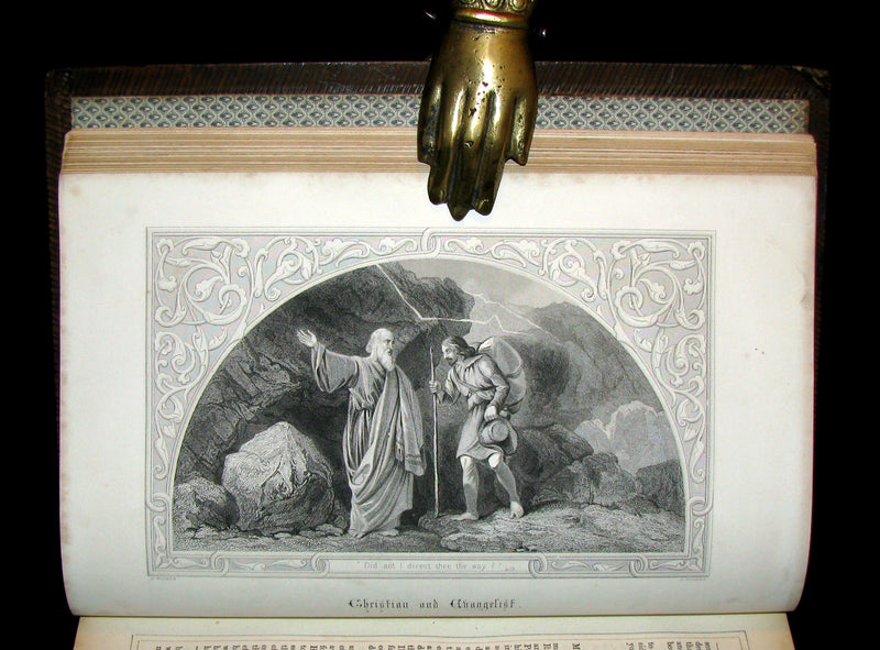 1850 Illustrated Book - The Pilgrim's Progress, The Holy War, & Other Selected Works of John Bunyan.