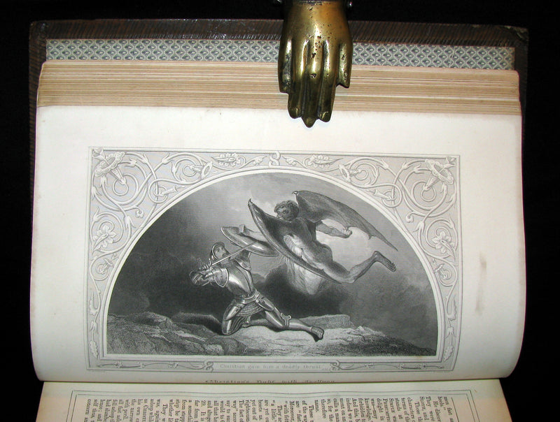 1850 Illustrated Book - The Pilgrim's Progress, The Holy War, & Other Selected Works of John Bunyan.