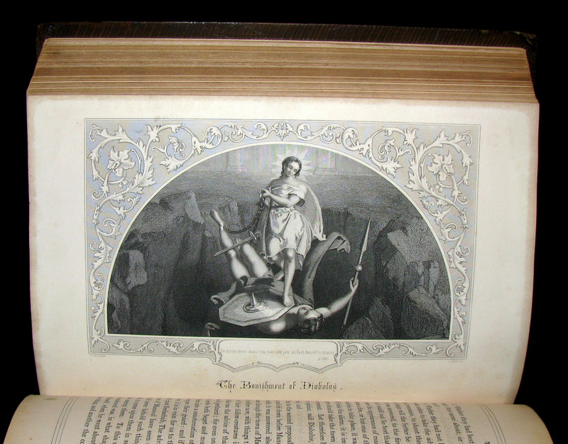 1850 Illustrated Book - The Pilgrim's Progress, The Holy War, & Other Selected Works of John Bunyan.